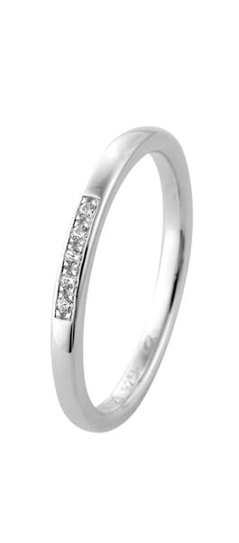 530123-Y514-001 | Memoirering Herne 530123 600 Platin, Brillant 0,050 ct H-SI∅ Stein 1,4 mm 100% Made in Germany   646.- EUR   
